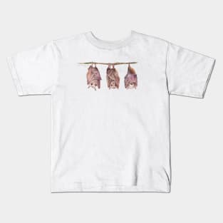 Let's Hang Out Tiny Bats Kids T-Shirt